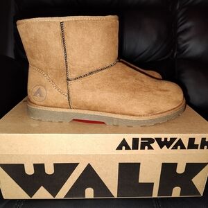 Airwalk Cognac Teddi Boots In Women's 8.5